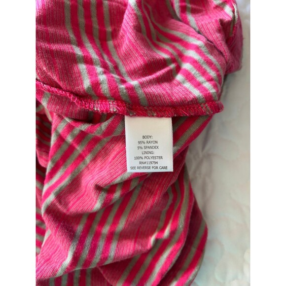 Apt 9 Pink Striped Long Flowy Sleeveless Maxi Dress size xl - Picture 6 of 7